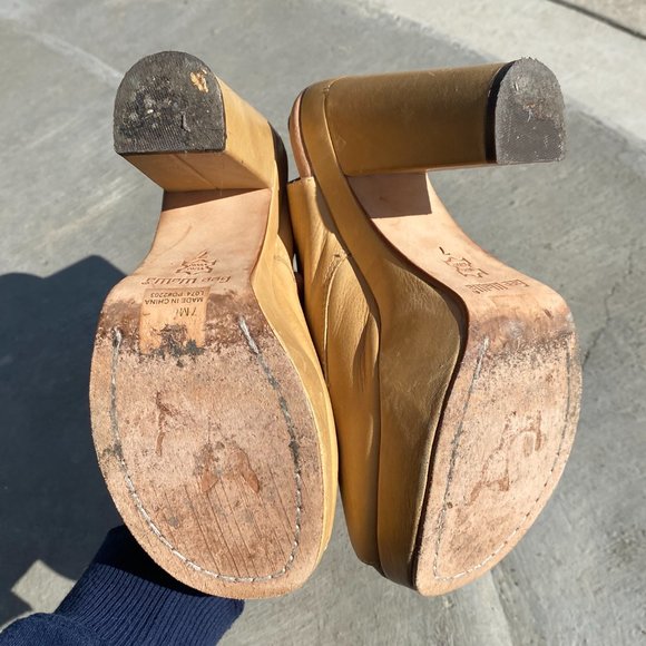 Gee WaWa leather lace-up open toe heels size 7 - Picture 7 of 7